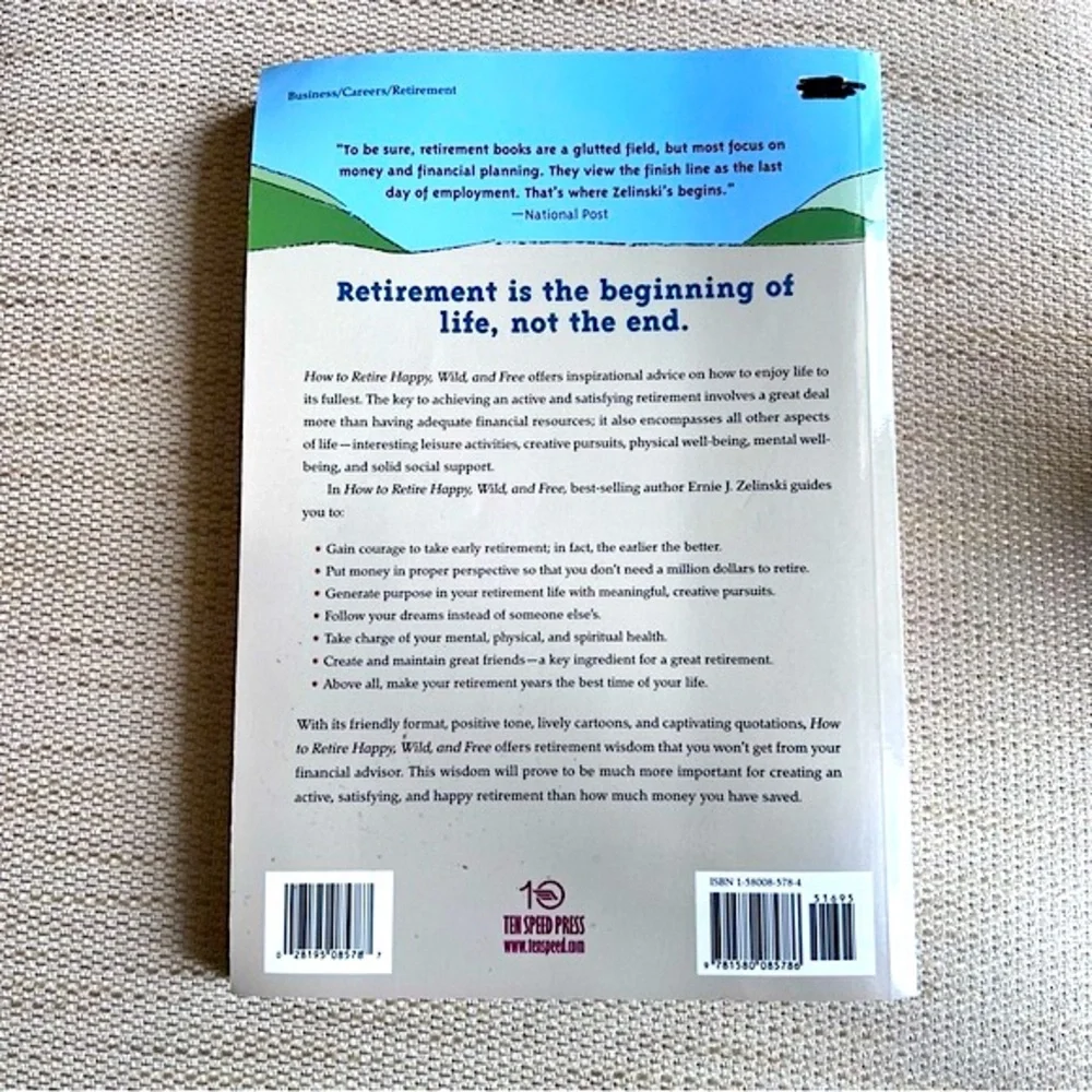HOW TO RETIRE Soft Cover Book Happy Wild Free Retirement Wisdom Financial Advice - Picture 13 of 16